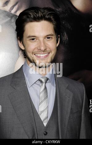 Ben Barnes presso gli arrivi per le parole di Premiere, ArcLight Cinema, Los Angeles, CA il 4 settembre 2012. Foto Da: Michael Germana/Everett Collection Foto Stock