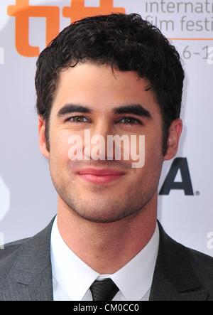 Toronto, Canada. Il 7 settembre 2012. Darren Criss presso gli arrivi per IMOGENE Premiere al Toronto International Film Festival, Ryerson Theater, Toronto, il 7 settembre 2012. Foto di: Gregorio Binuya/Everett raccolta/Alamy Live News Foto Stock