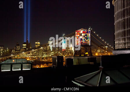 World Trade Center omaggio alla luce Foto Stock