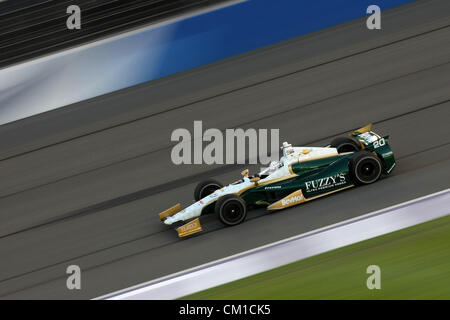 Sett. 12, 2012 - Fontana, in California, Stati Uniti - Indycar, MAV TV 500, Fontana, CA, 12-15 settembre 2012, Ed Carpenter, Ed Carpenter Racing (credito Immagine: © Ron Bijlsma/ZUMAPRESS.com) Foto Stock