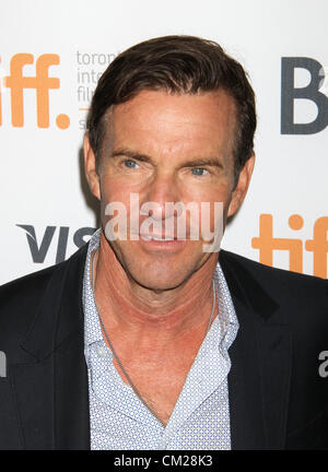 Sett. 10, 2012 - Toronto, ON, Canada - Dennis Quaid al 'a qualsiasi prezzo" Premiere, al 2012 Toronto International Film Festival. (Credito Immagine: © Dan Herrick/ZUMAPRESS.com) Foto Stock