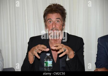 Stati Uniti d'America. Al Pacino di presenze per Glengarry Glen Ross cast foto chiamata, Ballet Hispanico, New York, NY Settembre 19, 2012. Foto di: Derek Storm/Everett raccolta/ Alamy live news. Foto Stock