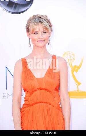 Lindsay Pulsipher arrivi64th Primetime Emmy Awards - Gli arrivi Nokia Theater L.A LIVE Los Angeles CA 23 settembre 2012 foto Foto Stock