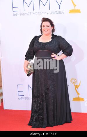 Melissa McCarthy64th arrivi Primetime Emmy Awards - Gli arrivi Nokia Theater L.A LIVE Los Angeles CA 23 settembre 2012 foto Foto Stock