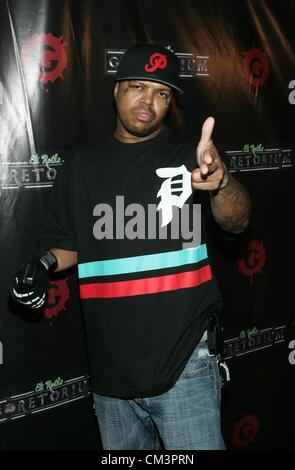 DJ Paolo di tre 6 Mafia presso gli arrivi per Eli Roth svela GORETORIUM, 3717 Las Vegas Boulevard South Las Vegas NV, Settembre 27, 2012. Foto di: James Atoa/Everett raccolta/ Alamy live news. Foto Stock