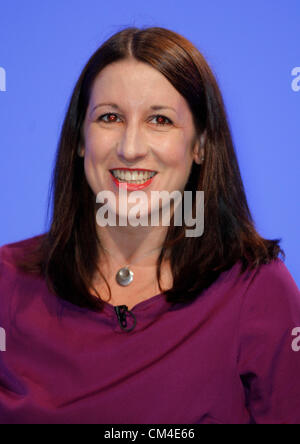 RACHEL REEVES mp Labour Party 02 ottobre 2012 Manchester Central Manchester Inghilterra England Foto Stock