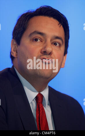 STEPHEN TWIGG MP OMBRA IL SEGRETARIO DI STATO PER IL 04 OTTOBRE 2012 Manchester Central Manchester Inghilterra England Foto Stock