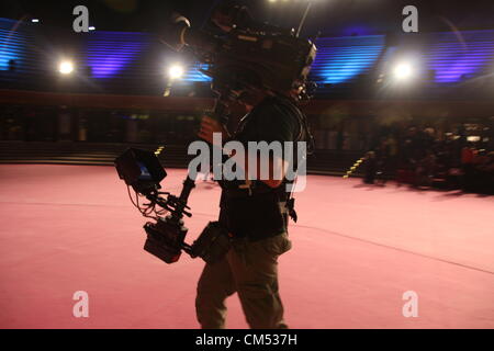 5 Ottobre 2012- scene a Roma fiction fest all Auditorium di Roma, Italia Foto Stock