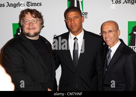 Beverly Hills, in California, Stati Uniti d'America. Il 22 ottobre 2012. Peter Ramsey, Jeffrey Katzenberg presso gli arrivi per 16th Annual Hollywood Film Awards Gala, il Beverly Hilton Hotel di Beverly Hills, CA, 22 ottobre 2012. Foto di: Emiley Schweich/Everett raccolta/Alamy Live News Foto Stock