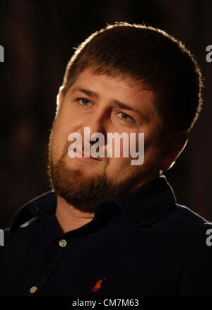 16 dic 2009 - Gudermes, Russia - Presidente della Cecenia Ramzan Kadyrov in residence a Grozny City. (Credito Immagine: © PhotoXpress/ZUMAPRESS.com) Foto Stock