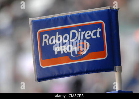 27 Ottobre 2012 - RaboDirect Pro 12 - Asprì v Connacht - Swansea - REGNO UNITO : Foto Stock