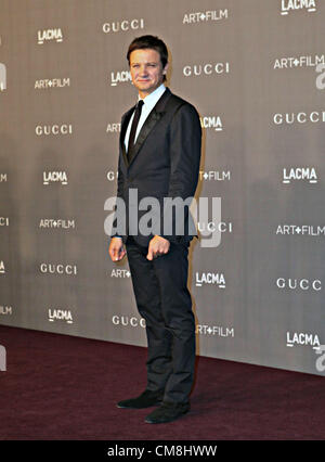 Ottobre 27, 2012 - Los Angeles, CA, Stati Uniti d'America - JEREMY RENNER assiste LACMA Art + Film Gala di credito (Immagine: © Karen Curley/ZUMAPRESS.com) Foto Stock