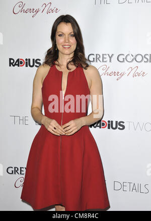 Ottobre 29, 2012 - Los Angeles, California, Stati Uniti - Bellamy i giovani che frequentano il Los Angeles Premiere di ''i dettagli" tenutosi presso il Teatro Arclight in Hollywood, la California il 29 ottobre 2012. 2012(Immagine di credito: © D. lunga/Globe foto/ZUMAPRESS.com) Foto Stock