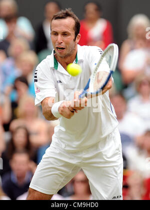 RADEK STEPANEK: risultati nei REPUBBLICA CECA All England Tennis Club Wimbledon Londra Inghilterra 29 Giugno 2012 Foto Stock