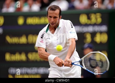 RADEK STEPANEK: risultati nei REPUBBLICA CECA All England Tennis Club Wimbledon Londra Inghilterra 29 Giugno 2012 Foto Stock