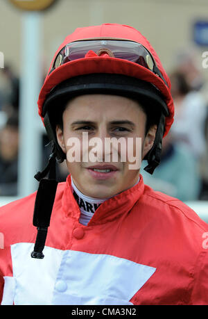 WILLIAM BUICK JOCKEY Doncaster Racecourse Doncaster Inghilterra 29 Giugno 2012 Foto Stock