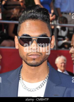 Miguel presso gli arrivi per la ESPN 2012 ESPY Awards - arrivi, Nokia Theater in L.A. LIVE, Los Angeles, CA Luglio 11, 2012. Foto di: Elizabeth Goodenough/Everett Collection Foto Stock