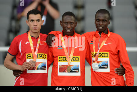 Barcellona, Spagna: domenica 15 luglio 2012, durante il giorno 6 della IAAF Junior World Championships alla Estadi Olimpic de Montjuic. Foto di Roger Sedres/ImageSA Foto Stock