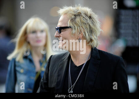 22 luglio 2012 - Los Angeles, California, Stati Uniti d'America - musicista-MATT SORUM, Percussionista e batterista dei Guns N' Roses, Velvet Revolver, Camp Freddy, back stage di Ringo Star tutti Starr Band, al Teatro Greco, Los Angeles, California, Stati Uniti d'America Luglio 21, 2012..Credit immagine cr Scott Mitchell/ZUMA premere (credito Immagine: © Scott Mitchell/ZUMAPRESS.com) Foto Stock