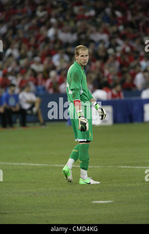 21.07.2012. Toronto, Canada. Liverpool il portiere Peter Gulacsi durante il Toronto FC partita contro il Liverpool FC la pre-stagione amichevole presso il Rogers Centre Toronto, ON. Foto Stock