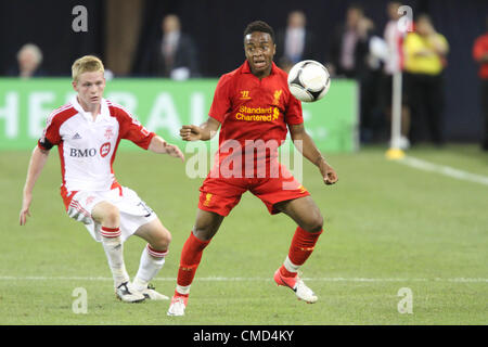 21.07.2012. Toronto, Canada. Di Liverpool Raheem Sterling durante il Toronto FC partita contro il Liverpool FC la pre-stagione amichevole presso il Rogers Centre Toronto, ON. Foto Stock