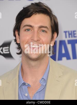 Nicholas Braun presso gli arrivi per guardare la Premiere, Grauman's Chinese Theatre di Los Angeles, CA Luglio 23, 2012. Foto di: Dee Cercone/Everett Collection Foto Stock