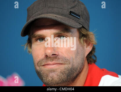 Iain Percy, Vela olimpica conferenza stampa Foto Stock