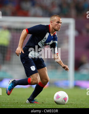 TOM CLEVERLEY GRAN BRETAGNA OLD TRAFFORD Manchester Inghilterra 26 Luglio 2012 Foto Stock