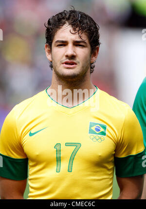 ALEXANDRE PATO BRASILE OLD TRAFFORD Manchester Inghilterra 29 Luglio 2012 Foto Stock