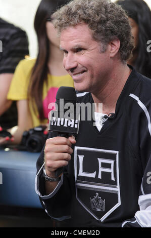 Luglio 30, 2012 - Toronto, Ontario, Canada - Attore Will Ferrell promosso nuovo filmato ''l'Campain'' a New.music.live in studio a Toronto (credito Immagine: © Igor Vidyashev/ZUMAPRESS.com) Foto Stock