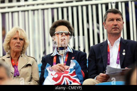 La duchessa di Cornovaglia SIR TIM LAWRENCE GRAN BRETAGNA Greenwich Park Londra Inghilterra 31 Luglio 2012 Foto Stock
