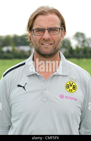 1 agosto 2012. Jürgen (Juergen), Klopp Borussia Dortmund Foto Stock