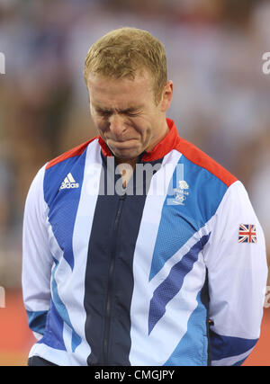 CHRIS HOY GRAN BRETAGNA Stratford London Inghilterra 07 Agosto 2012 Foto Stock