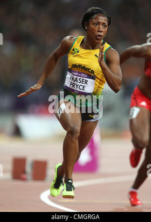 SHELLY-ANN FRASER-PRYCE 2012 GIOCHI OLIMPICI Foto Stock