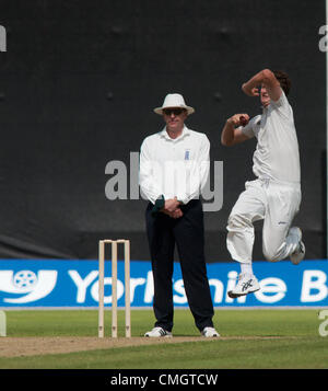 8 agosto 2012. Jackson Bird (Australia 'A') bocce nella prima prova non ufficiale (Agosto 7-10) del tour in Australia 'A' in Inghilterra nel 2012. Old Trafford, Manchester, UK, Day 2 - 08-08-2012 Foto Stock