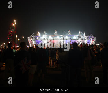 LO STADIO OLIMPICO DI LONDRA 2012 GIOCHI OLIMPICI Foto Stock