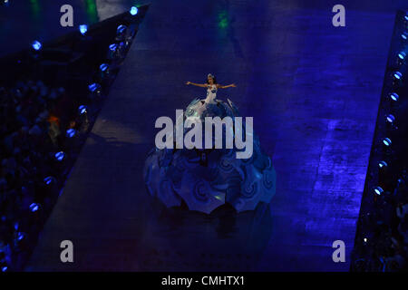 Londra, Inghilterra - Agosto 12, un attore brasiliano, host a Rio de Janeiro nel 2016 durante la cerimonia di chiusura del London 2012 Giochi Olimpici all'Olympic Park Stadium, il 12 agosto 2012 a Londra, Inghilterra Foto di Roger Sedres / Gallo immagini Foto Stock