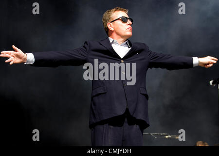 Madness esegue a V Festival Chelmsford, Agosto 19, 2012 a Chelmsford, Regno Unito Foto Stock