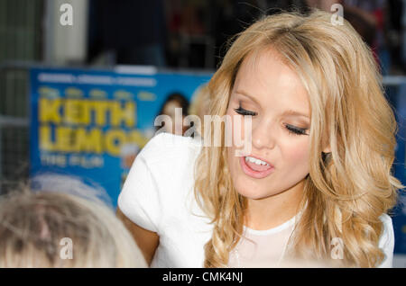 Laura Aikman a Keith Limone, il Film premiere Leicester Square, London Regno Unito Foto Stock