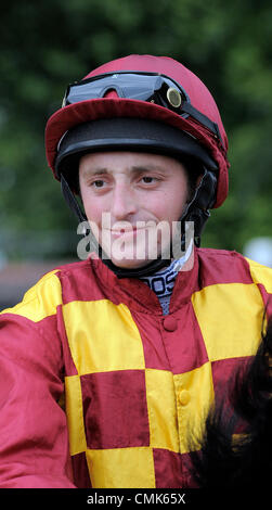 DURAN FENTIMAN JOCKEY RIPON RACECOURSE RION INGHILTERRA 18 Agosto 2012 Foto Stock