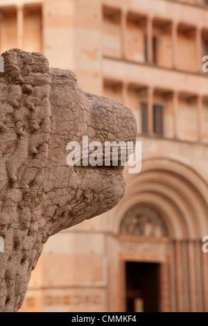 Dettaglio, Duomo, Parma, Emilia Romagna, Italia, Europa Foto Stock