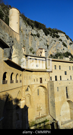 San Benedetto Abbey, Subiaco, Italia Foto Stock