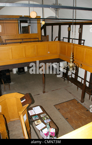 Vecchia Cappella Battista 1623 interior Tewkesbury Gloucestershire England Regno Unito Foto Stock