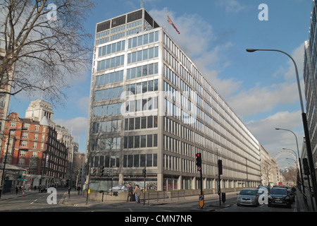 New Scotland Yard, HQ della Polizia Metropolitana di Londra. Foto Stock