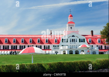 L'Hotel Tadoussac, provincia del Québec in Canada. Foto Stock