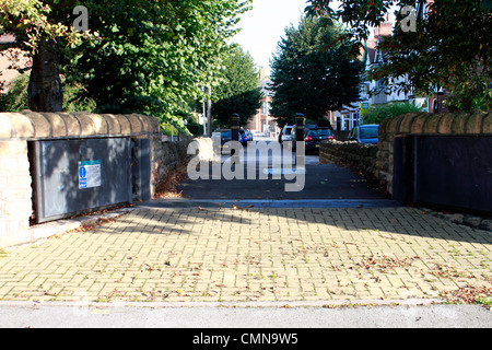 Hotel Occidental Balmoral Avenue Floodgate da Wilford sospensione ponte sul fiume trent Nottingham Foto Stock