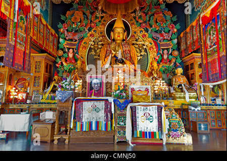 Ricamato Monastero di Kopan tempio di Kathmandu Foto Stock