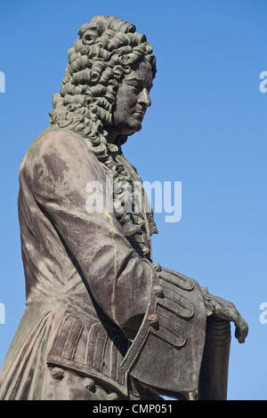 L ammiraglio sir George Rooke statua, Rocca di Gibilterra, Foto Stock