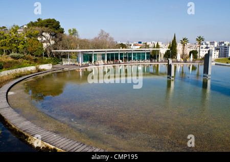 Parco Eduardo VII. Lisbona, Portogallo Foto Stock