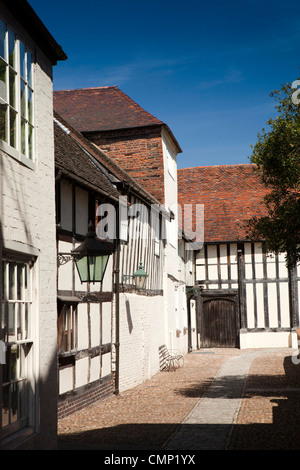 Regno Unito, Inghilterra, Worcestershire, Worcester, La Commanderie cortile Foto Stock